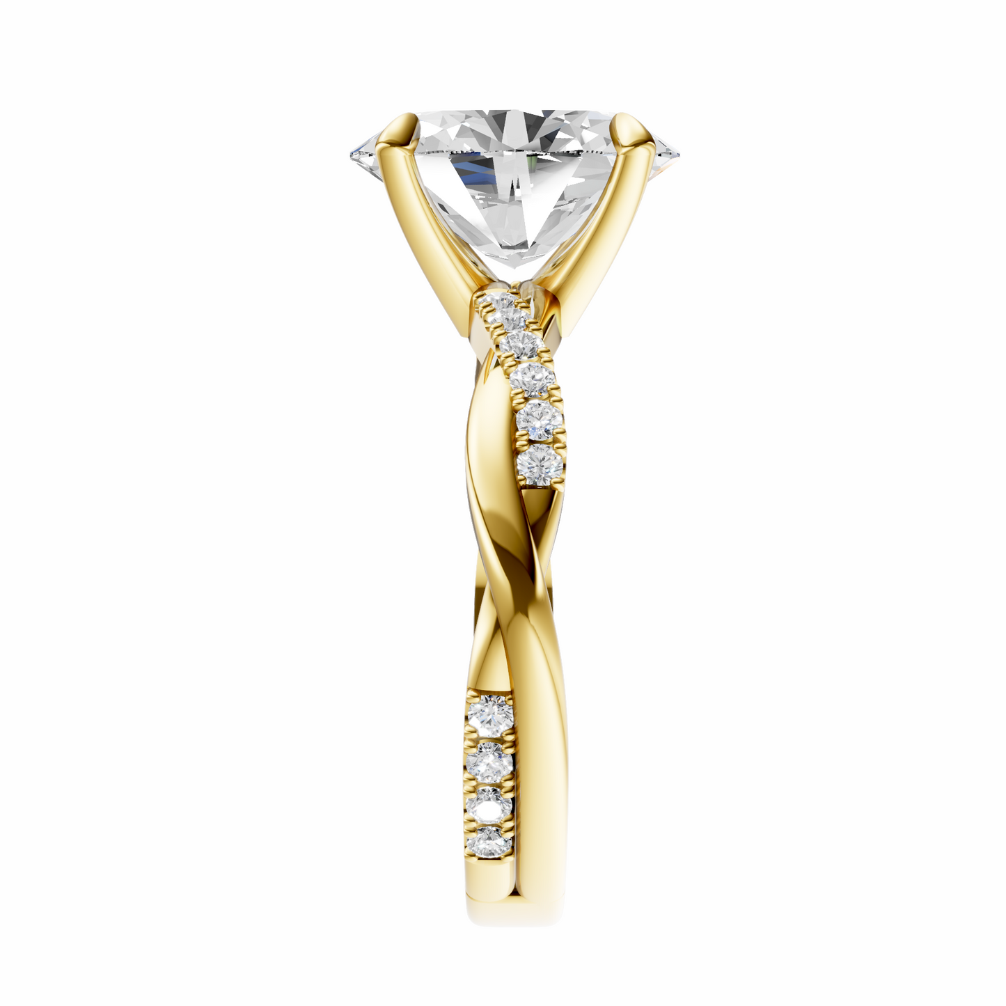 Oval Infinity Accented Setting