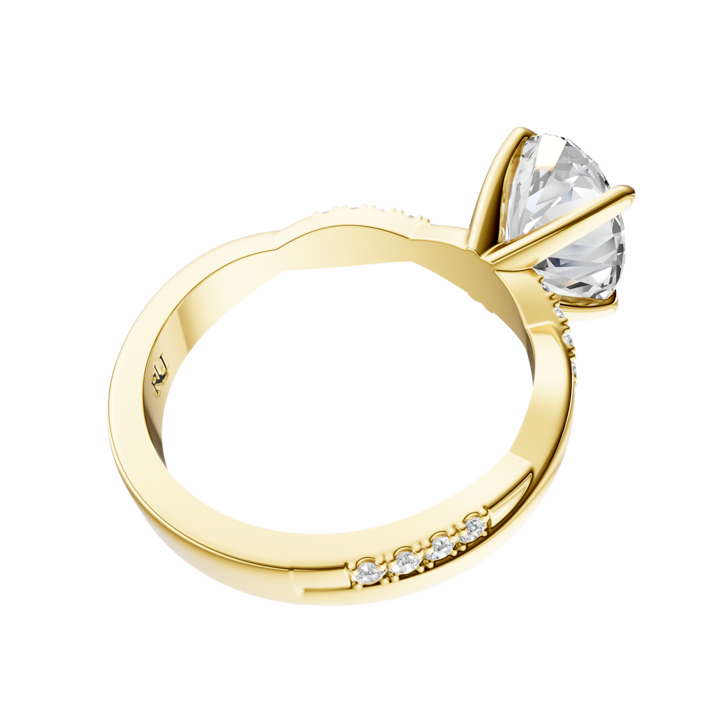 Oval Infinity Accented Setting