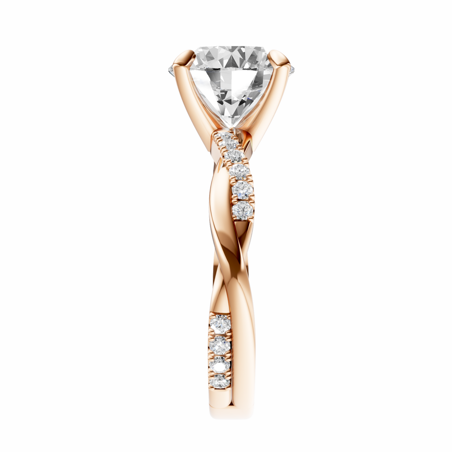 Round Infinity Accented Setting