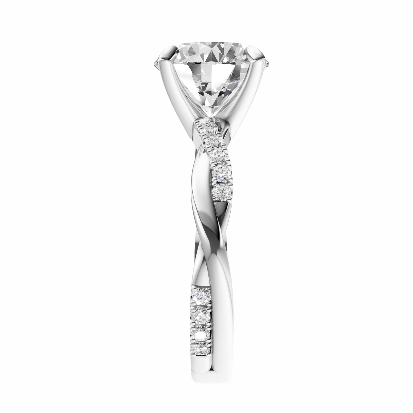 Round Infinity Accented Setting