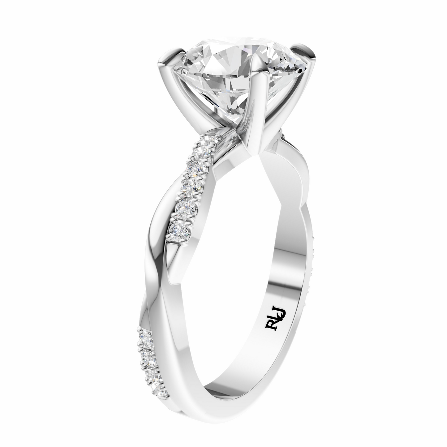 Round Infinity Accented Setting