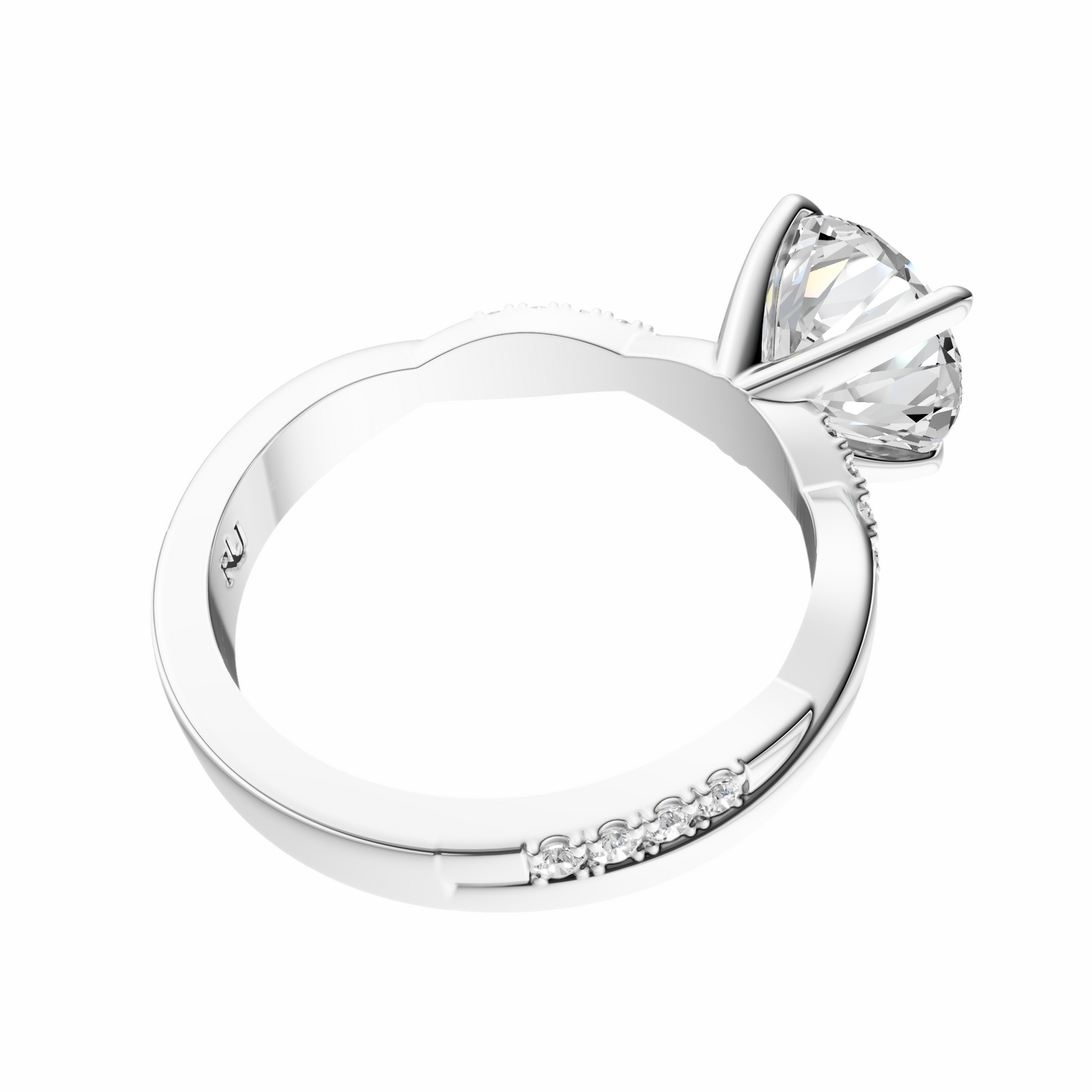 Round Infinity Accented Setting