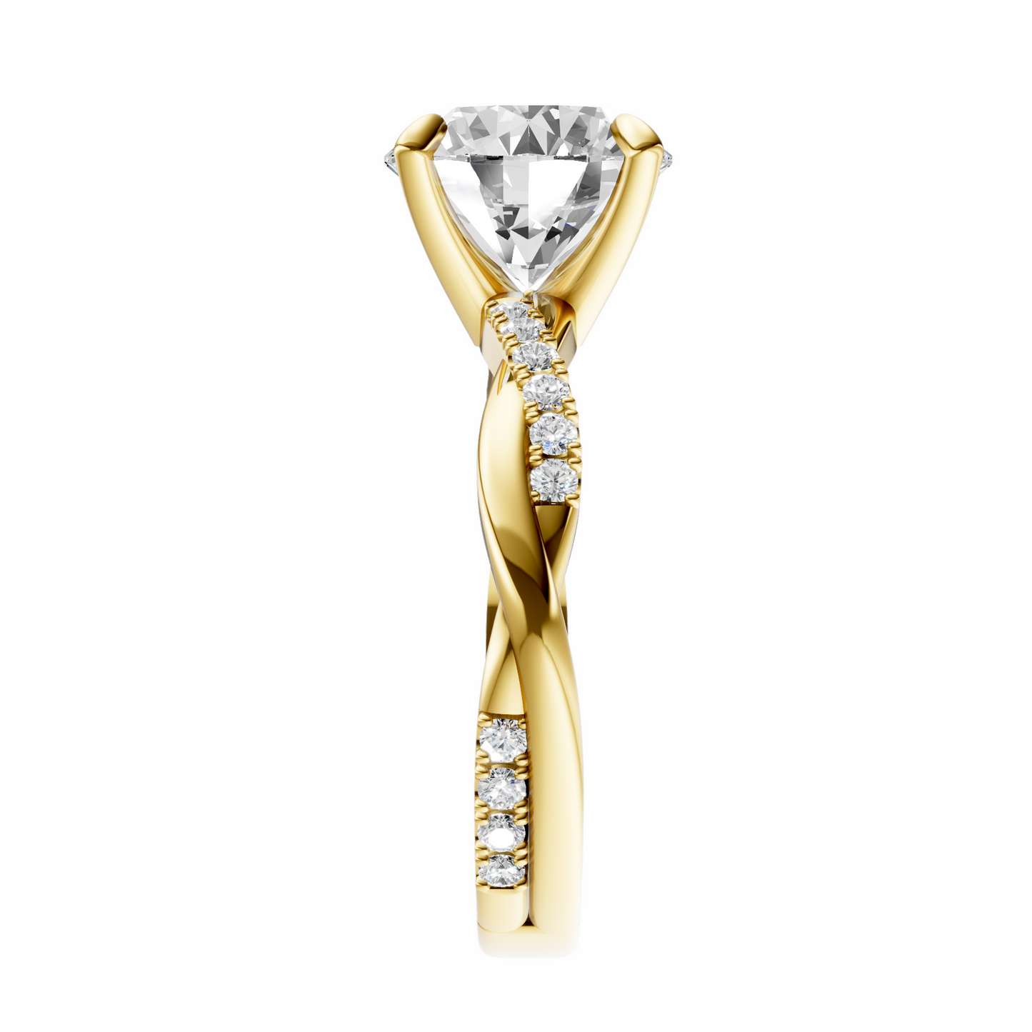 Round Infinity Accented Setting