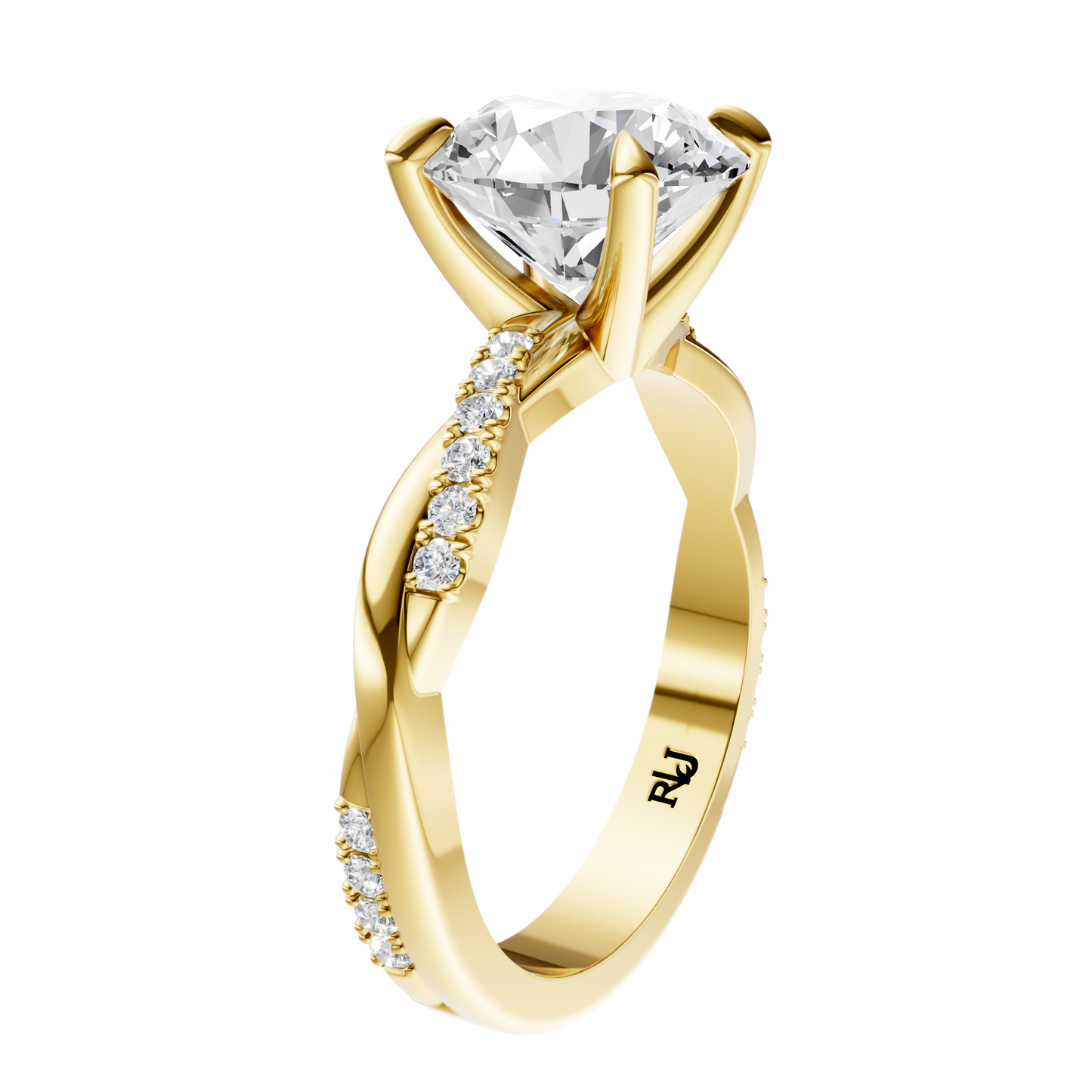 Round Infinity Accented Setting