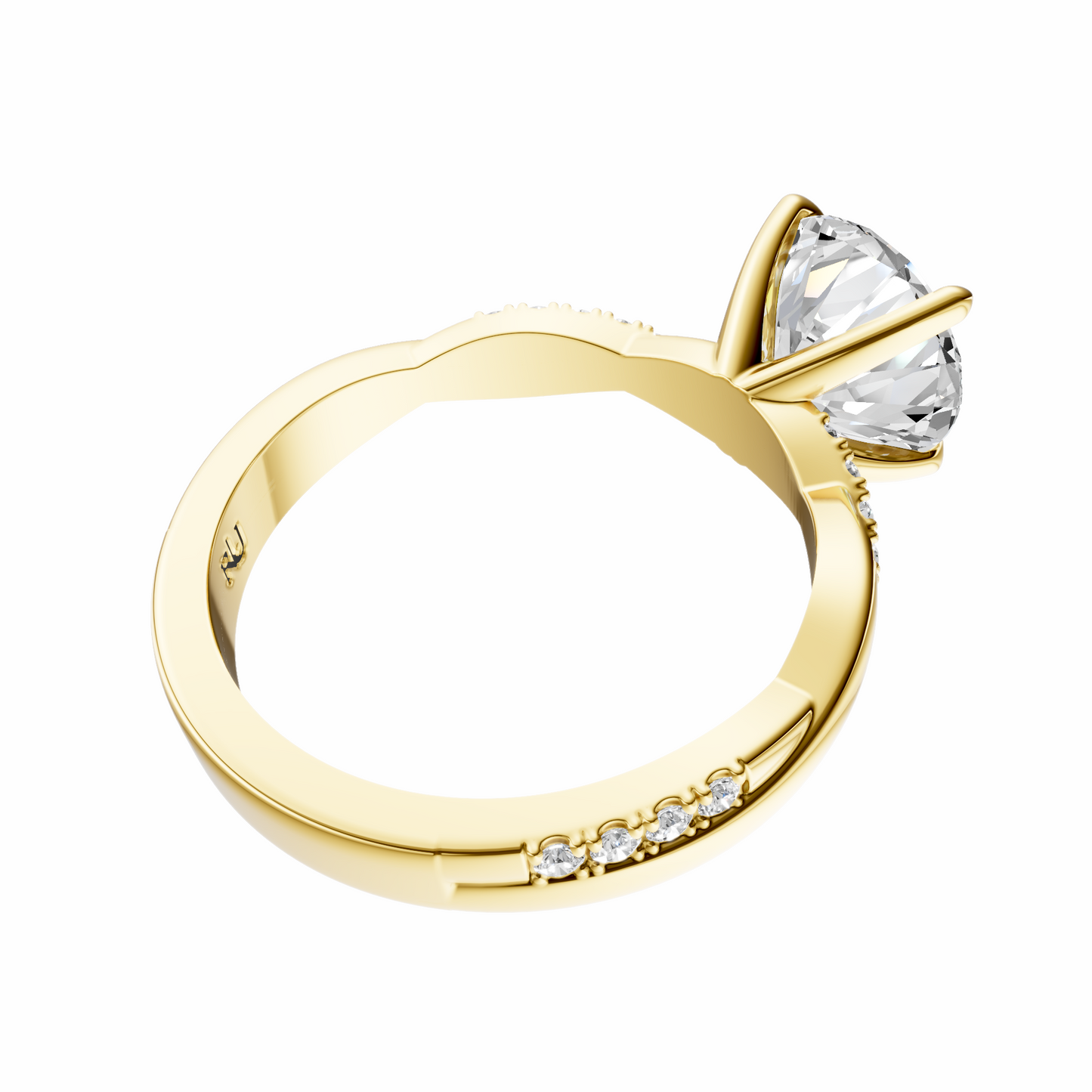 Round Infinity Accented Setting