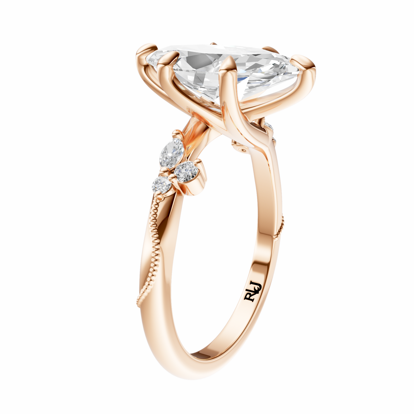 Marquise Blossom Grace Setting