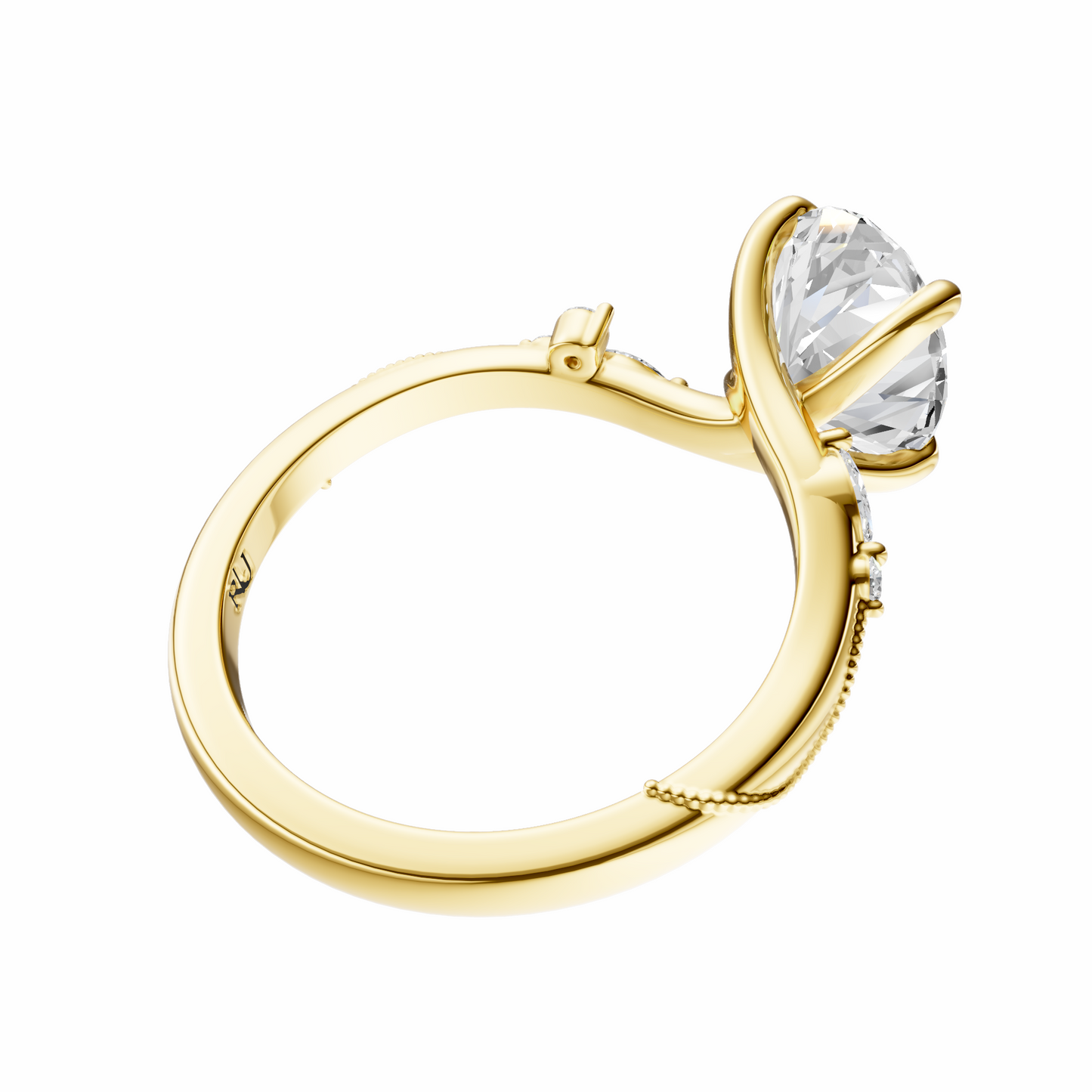 Oval Blossom Grace Setting