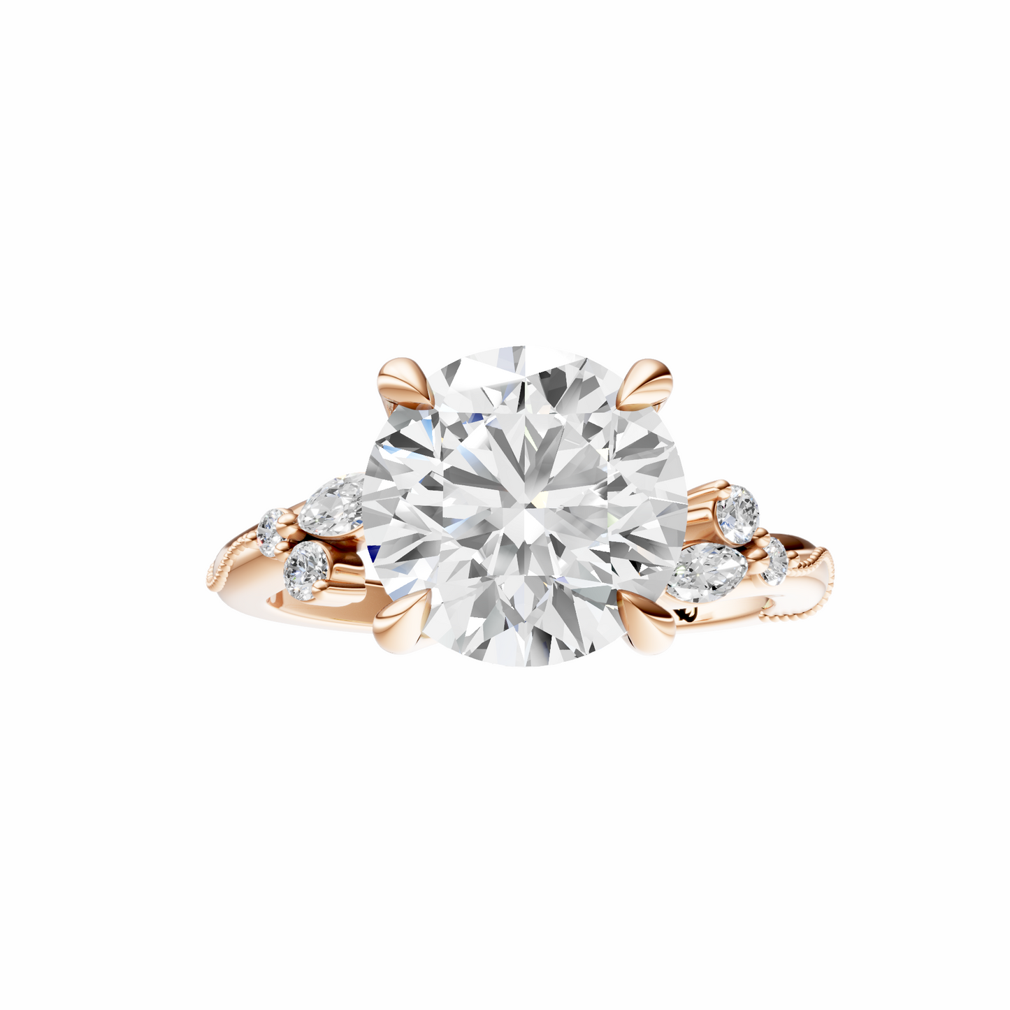 Round Blossom Grace Setting