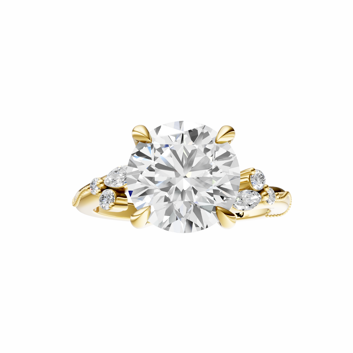 Round Blossom Grace Setting