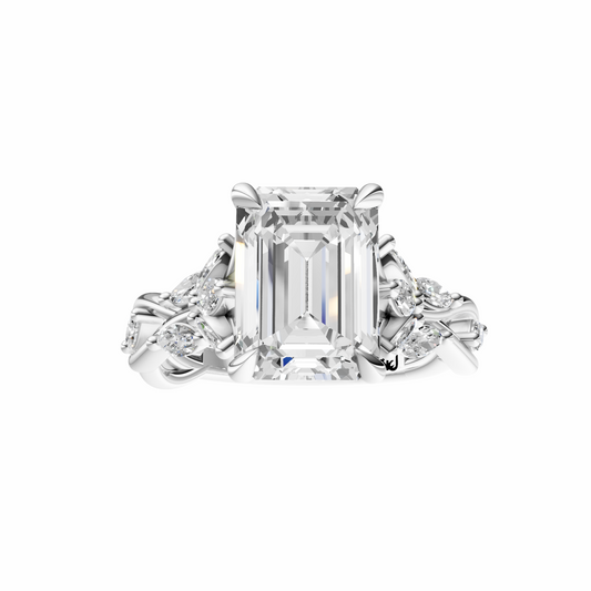 Emerald Accented Nature Inspired Setting