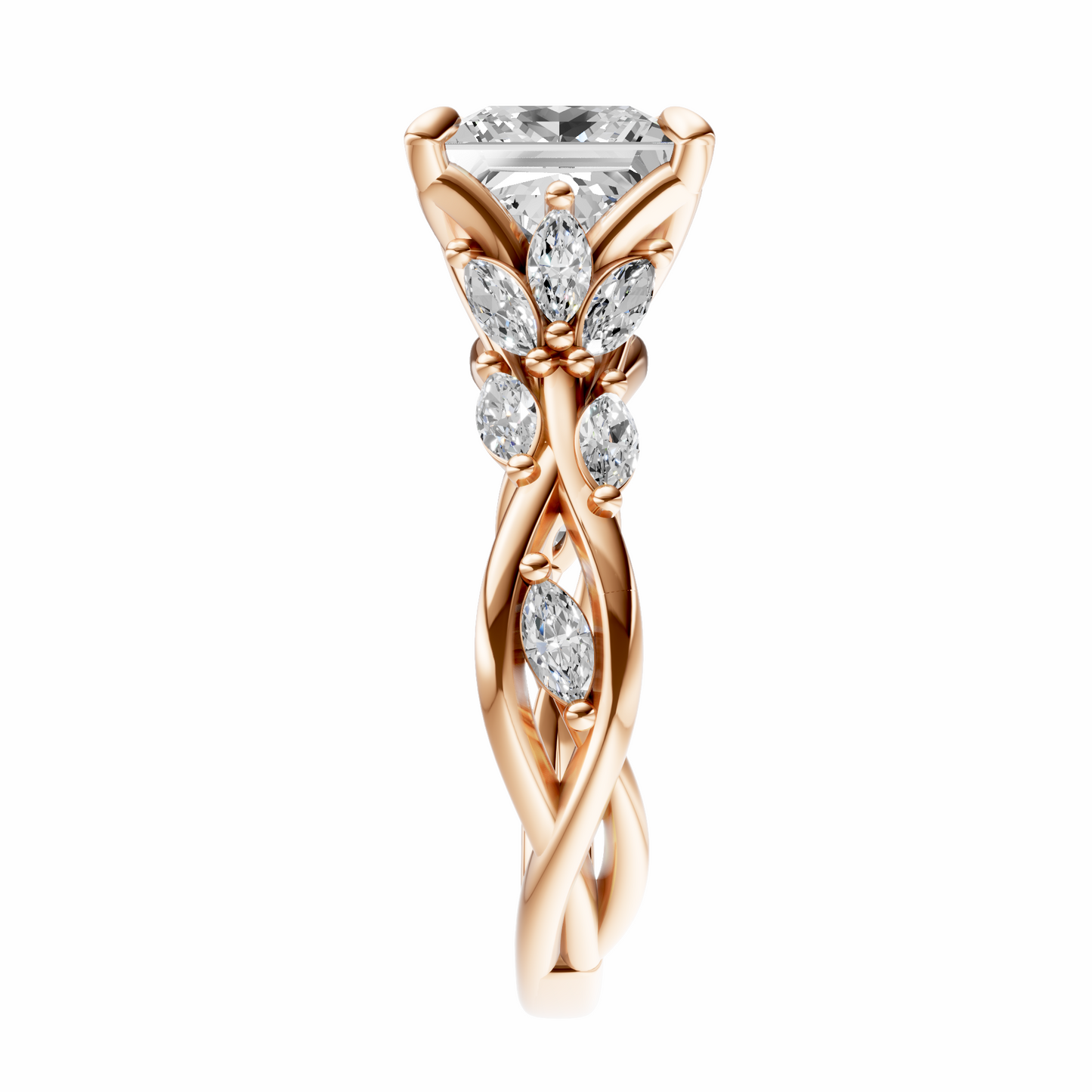 Princess Accented Nature Inspired Setting
