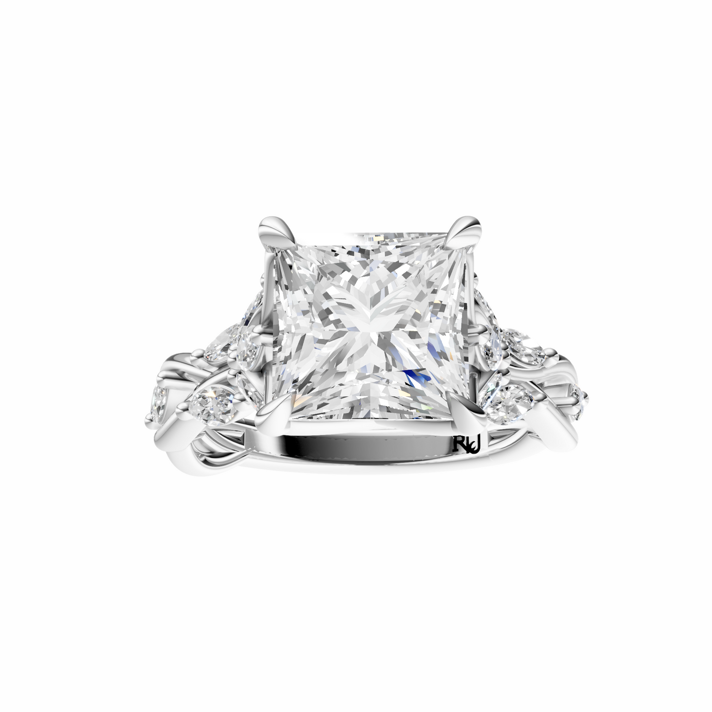 Princess Accented Nature Inspired Setting