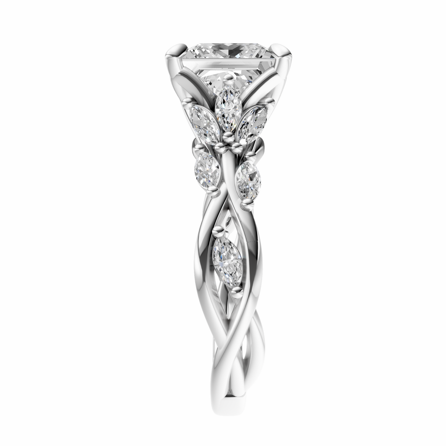 Princess Accented Nature Inspired Setting