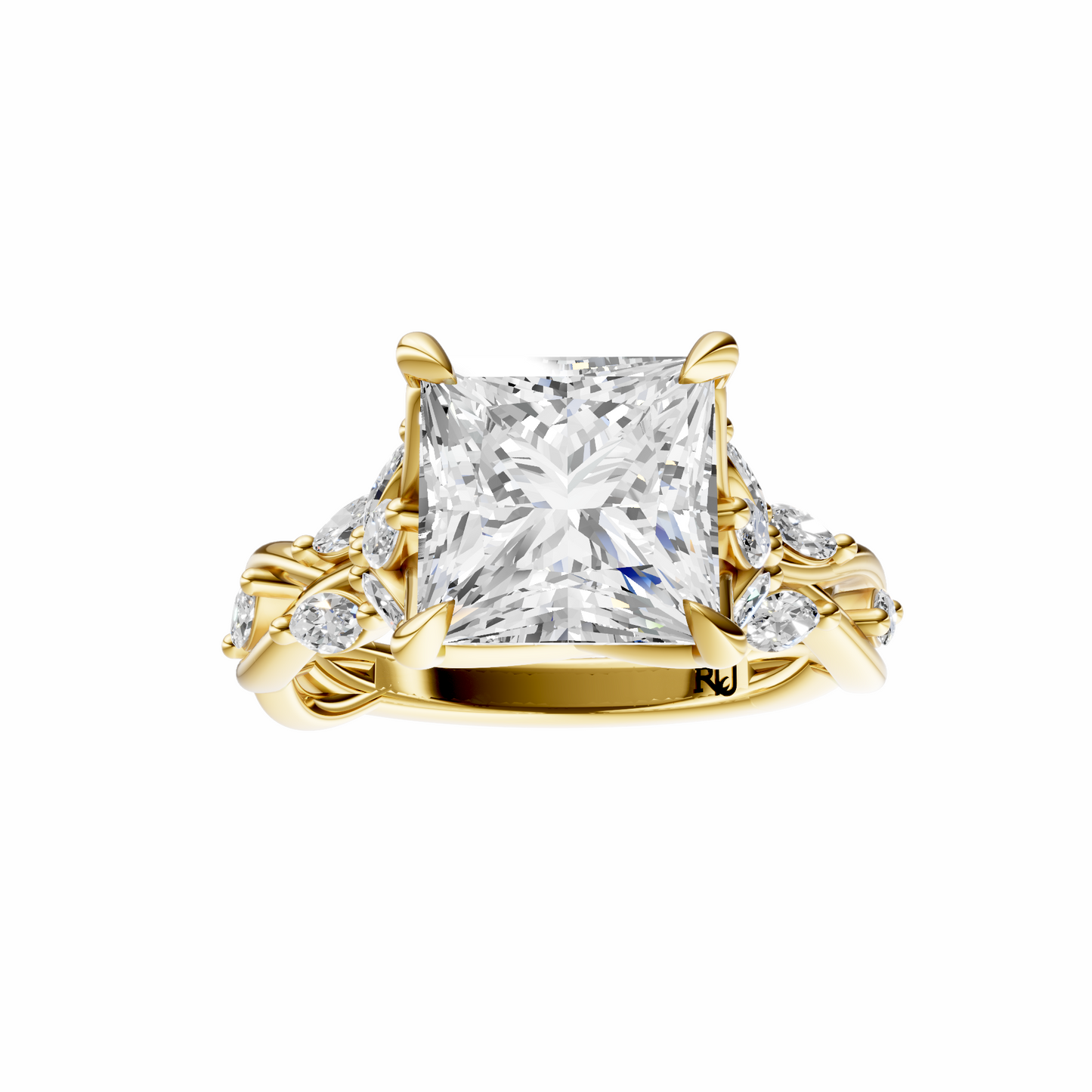 Princess Accented Nature Inspired Setting