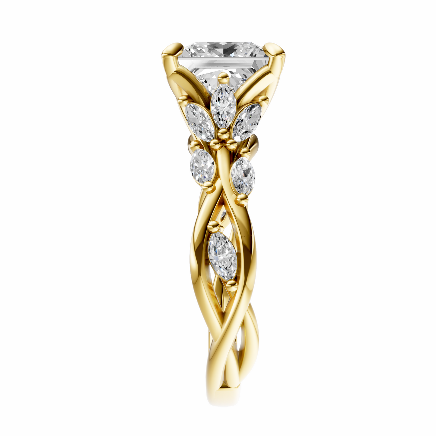 Princess Accented Nature Inspired Setting