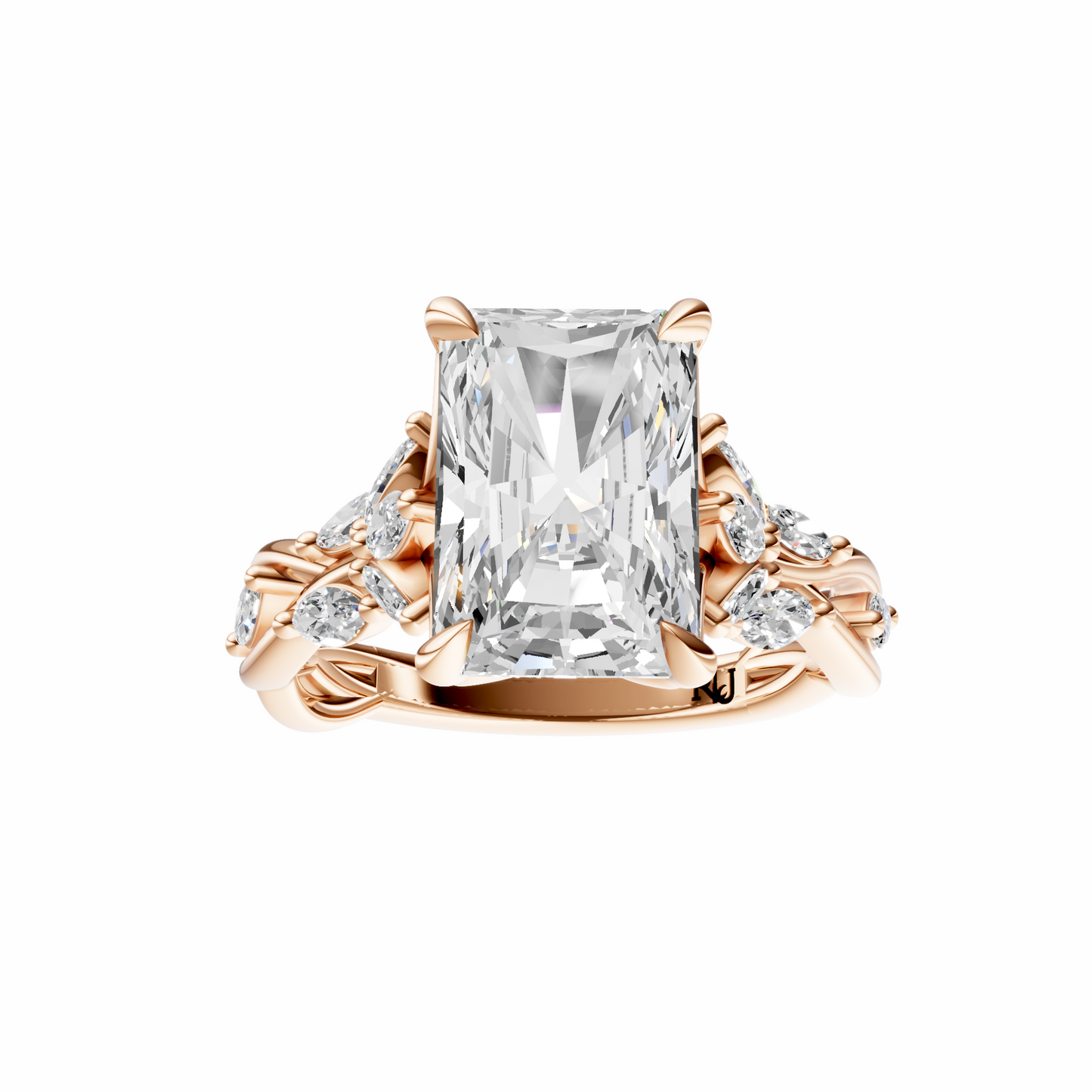 Radiant Accented Nature Inspired Setting