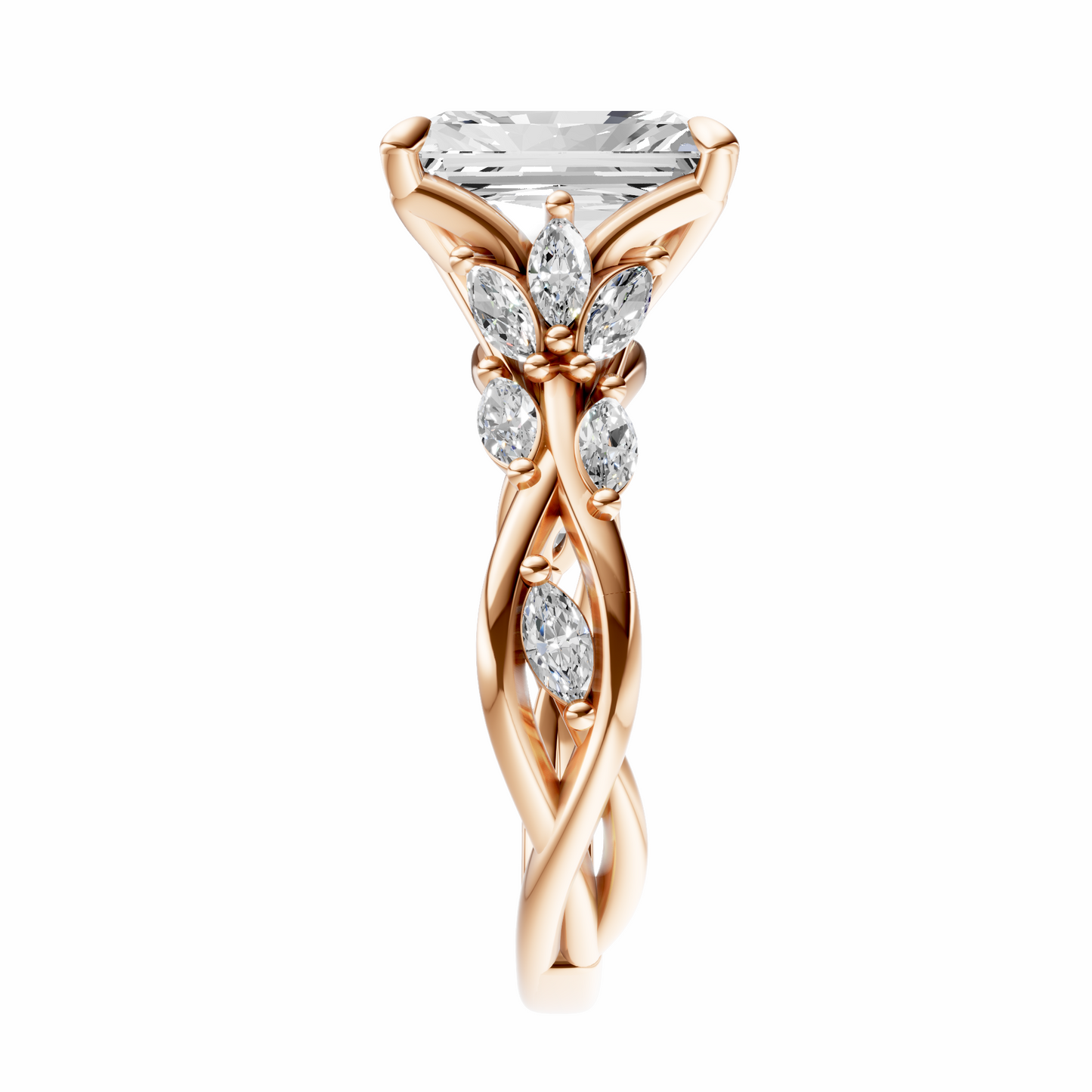 Radiant Accented Nature Inspired Setting