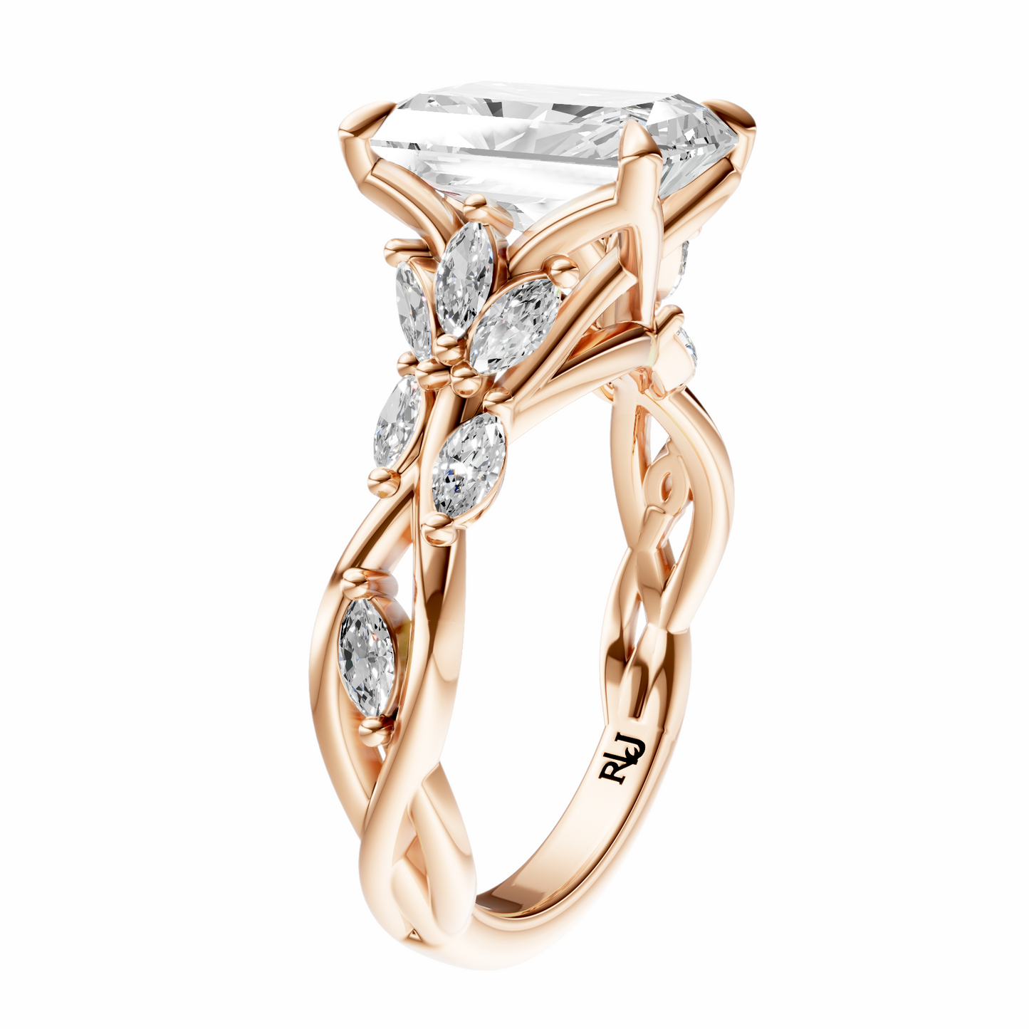 Radiant Accented Nature Inspired Setting