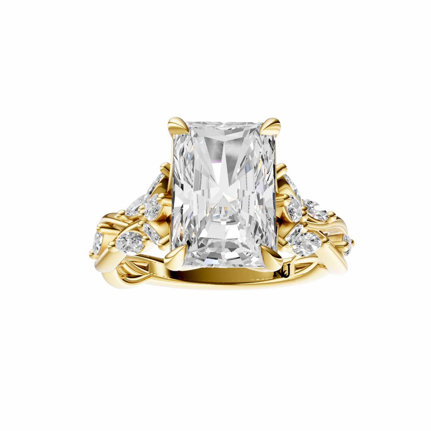 Radiant Accented Nature Inspired Setting