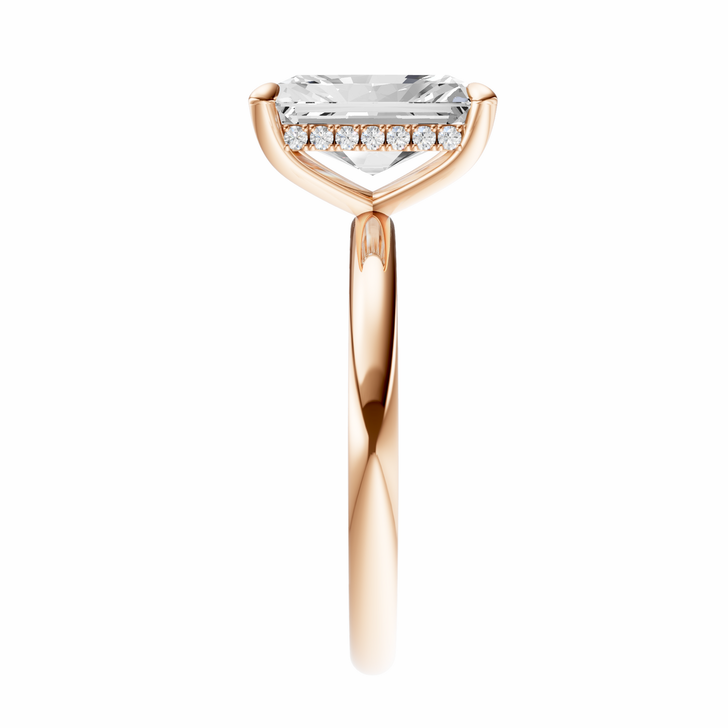Radiant Elegant Signature Hidden Halo Setting