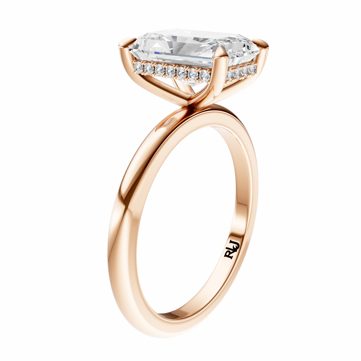 Radiant Elegant Signature Hidden Halo Setting