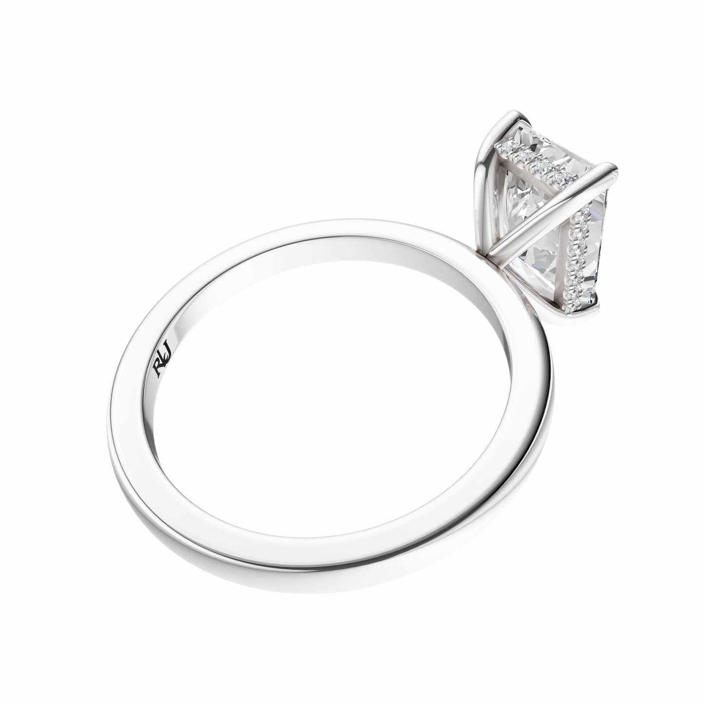 Radiant Elegant Signature Hidden Halo Setting