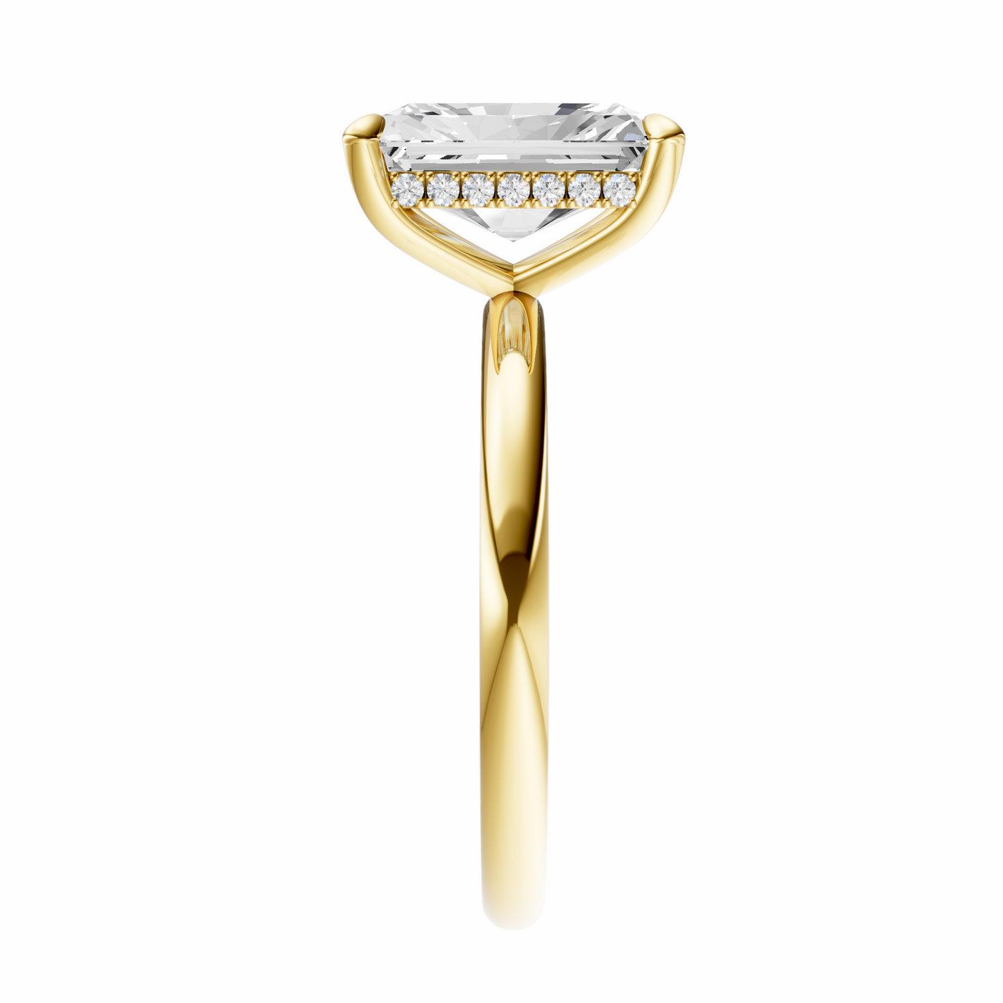 Radiant Elegant Signature Hidden Halo Setting