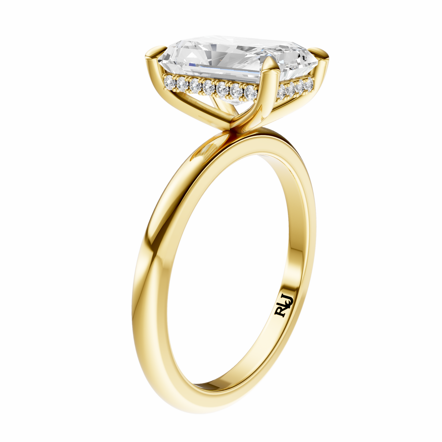 Radiant Elegant Signature Hidden Halo Setting
