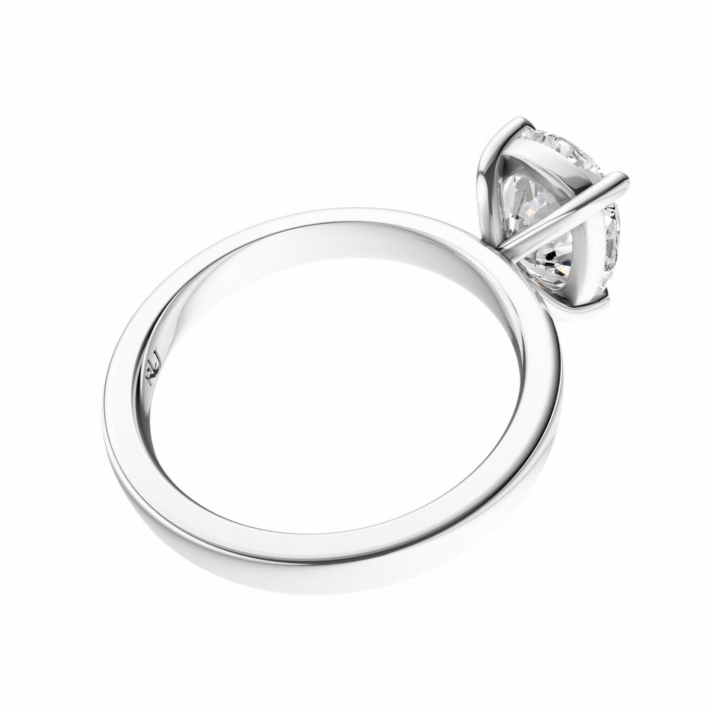 Cushion 2.7mm Elegant Solitaire Setting
