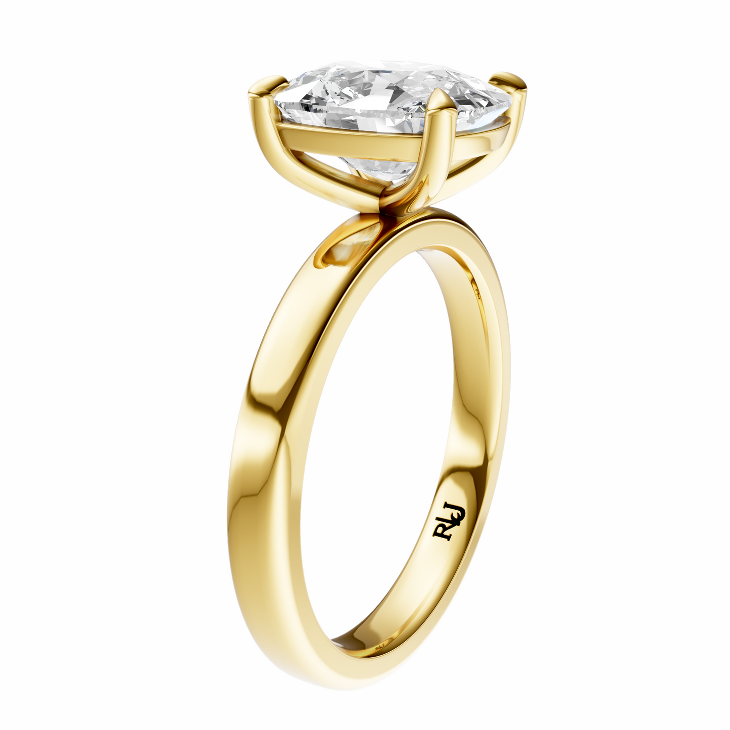 Cushion 2.7mm Elegant Solitaire Setting