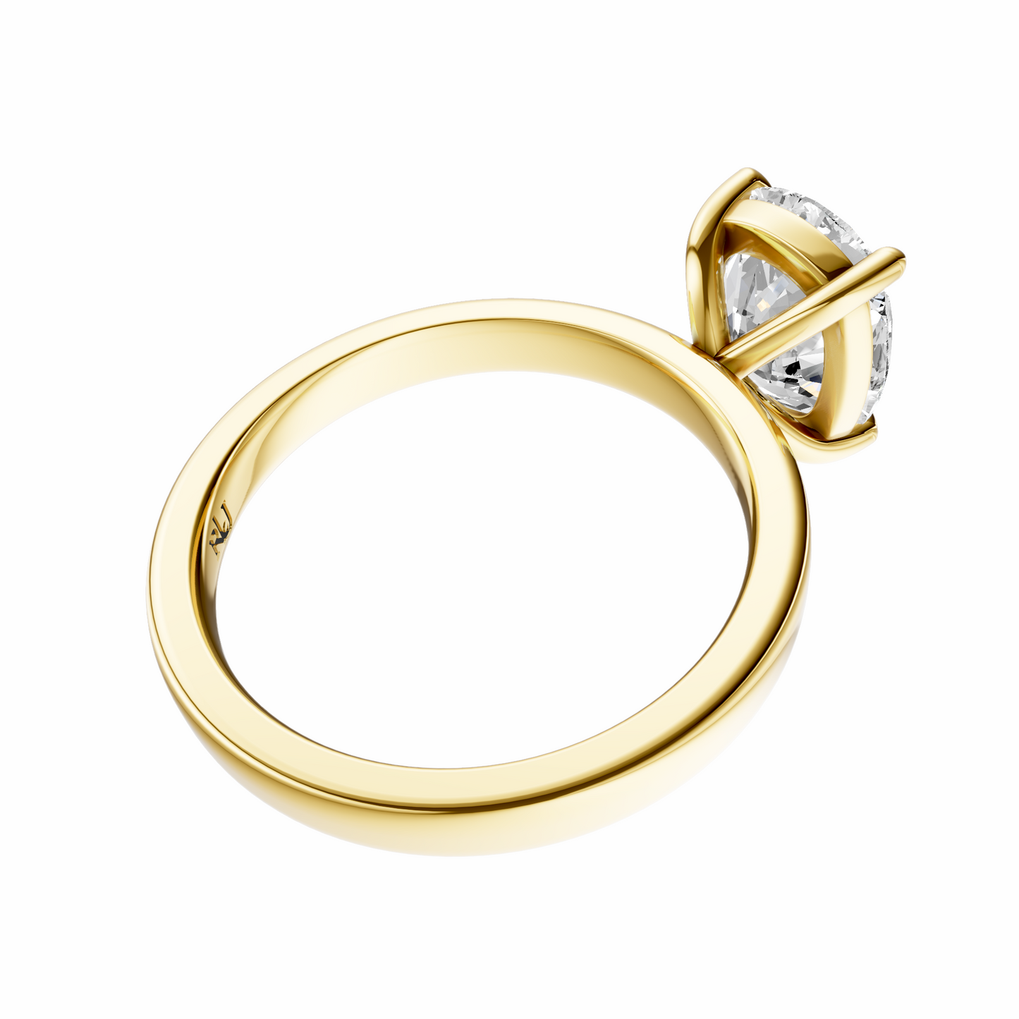 Cushion 2.7mm Elegant Solitaire Setting