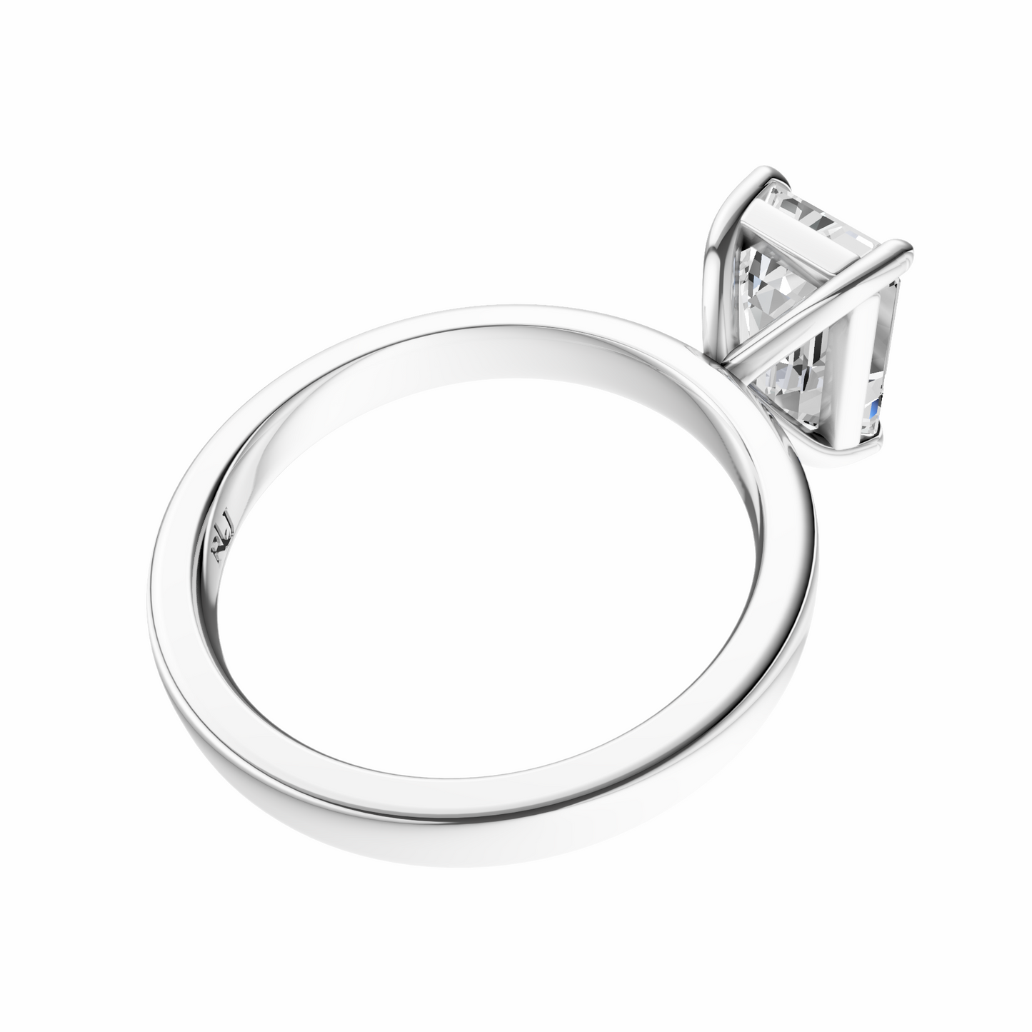 Emerald 2.7mm Elegant Solitaire Setting