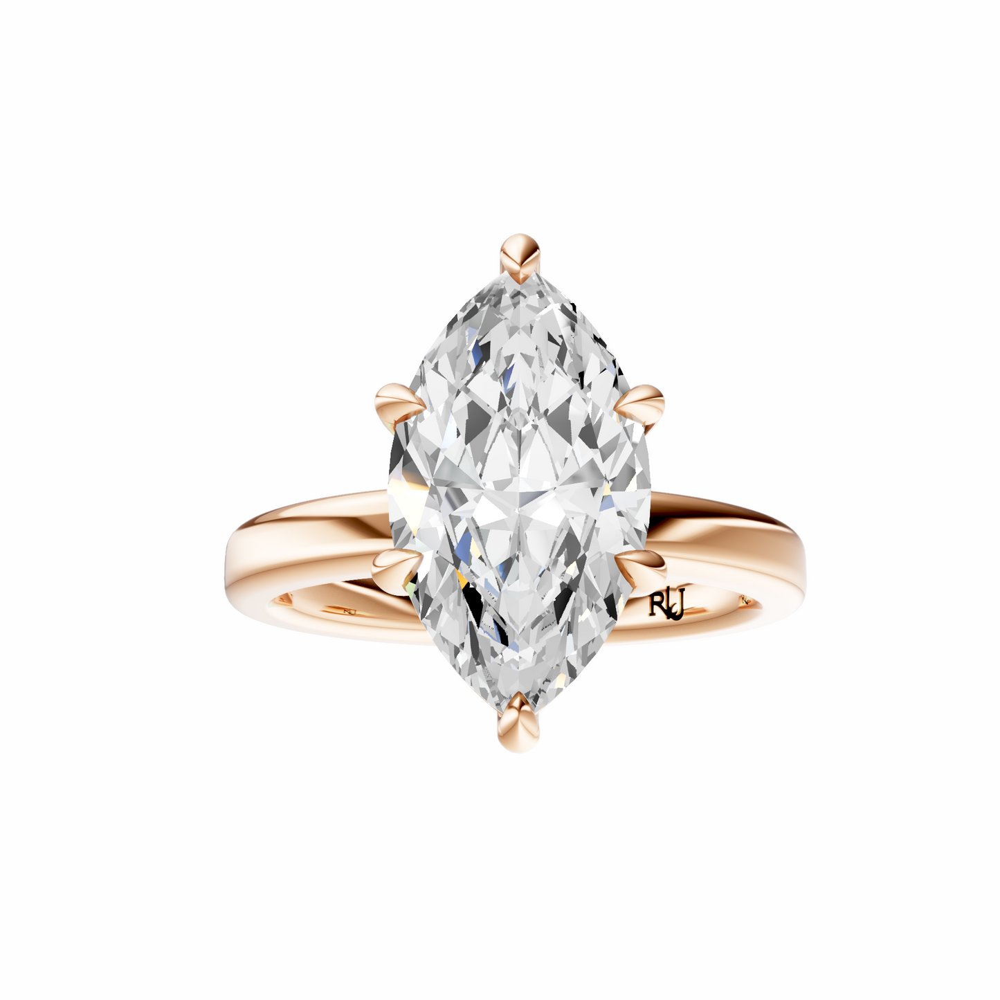 Marquise 2.7mm Elegant Solitaire Setting
