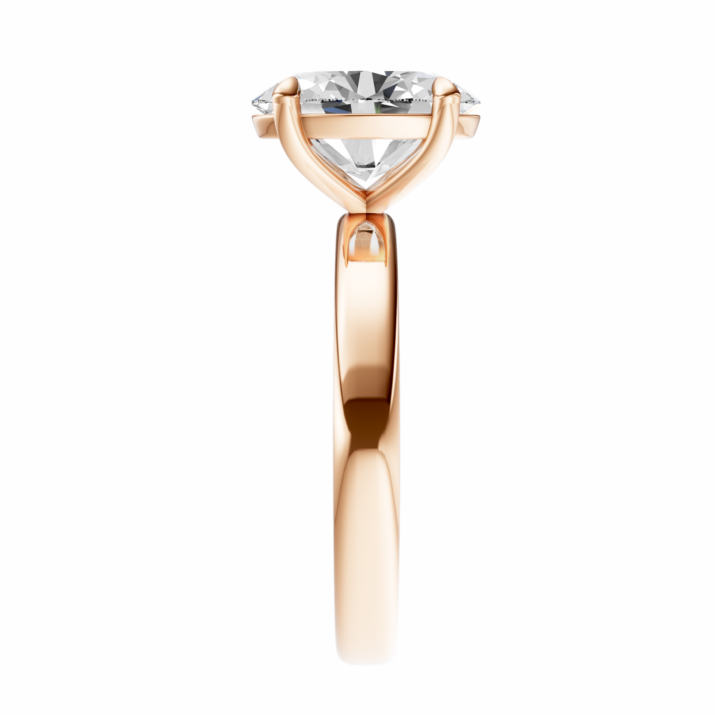 Oval 2.7mm Elegant Solitaire Setting