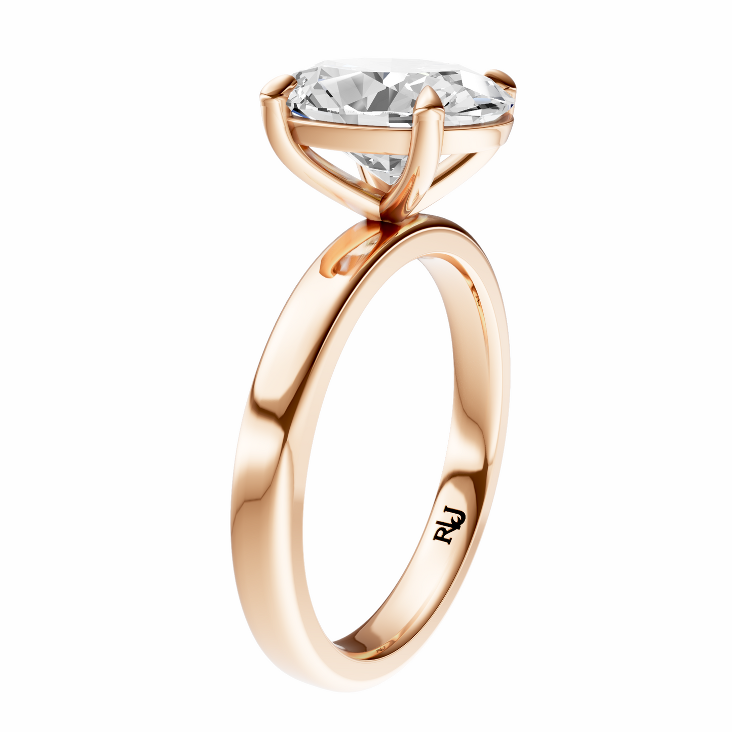 Oval 2.7mm Elegant Solitaire Setting