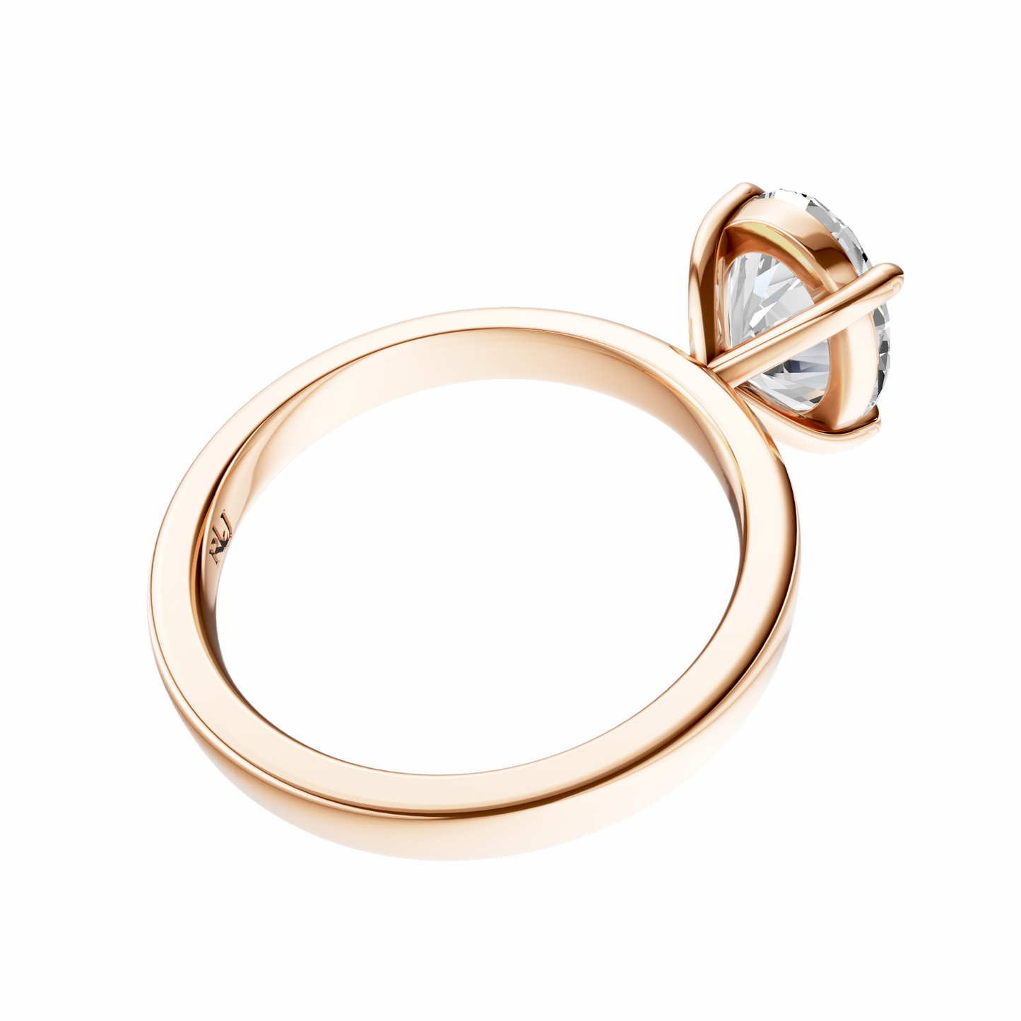 Oval 2.7mm Elegant Solitaire Setting