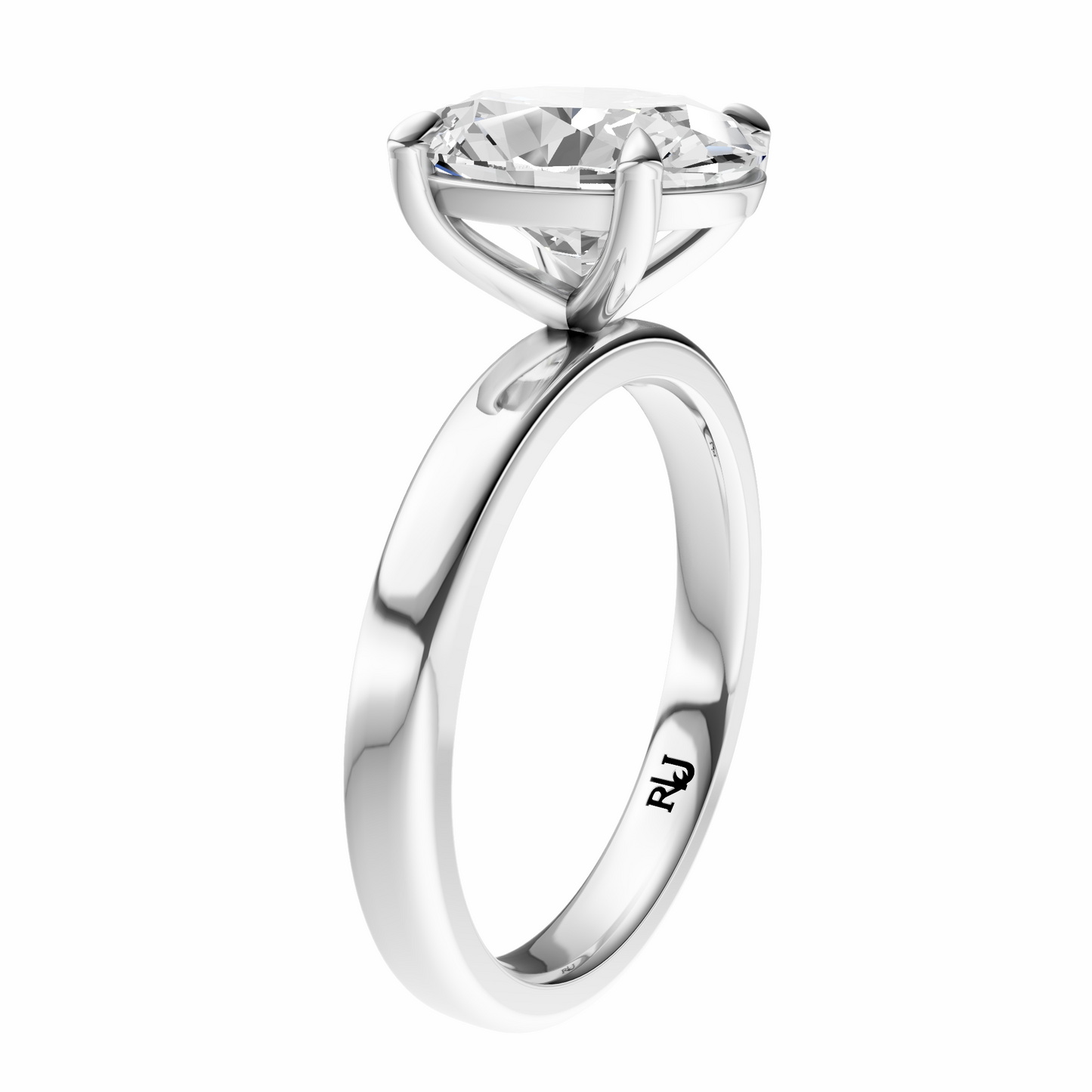 Oval 2.7mm Elegant Solitaire Setting