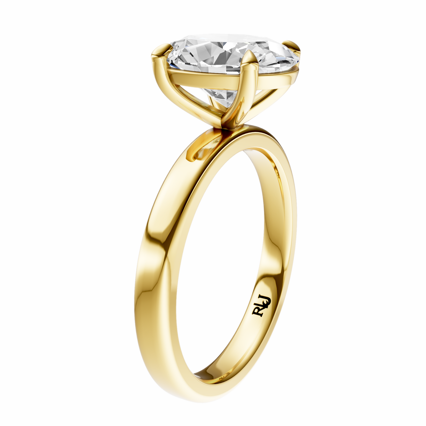 Oval 2.7mm Elegant Solitaire Setting