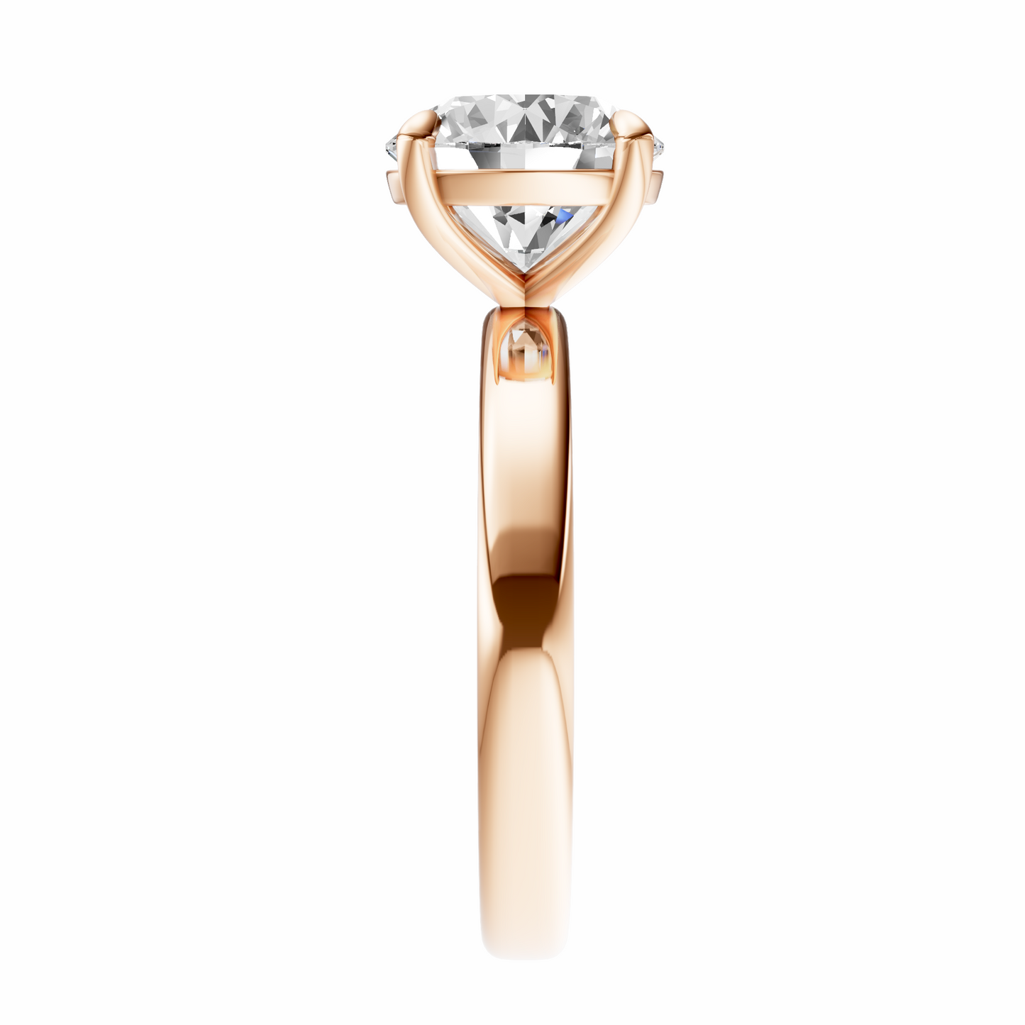 Round 2.7mm Elegant Solitaire Setting