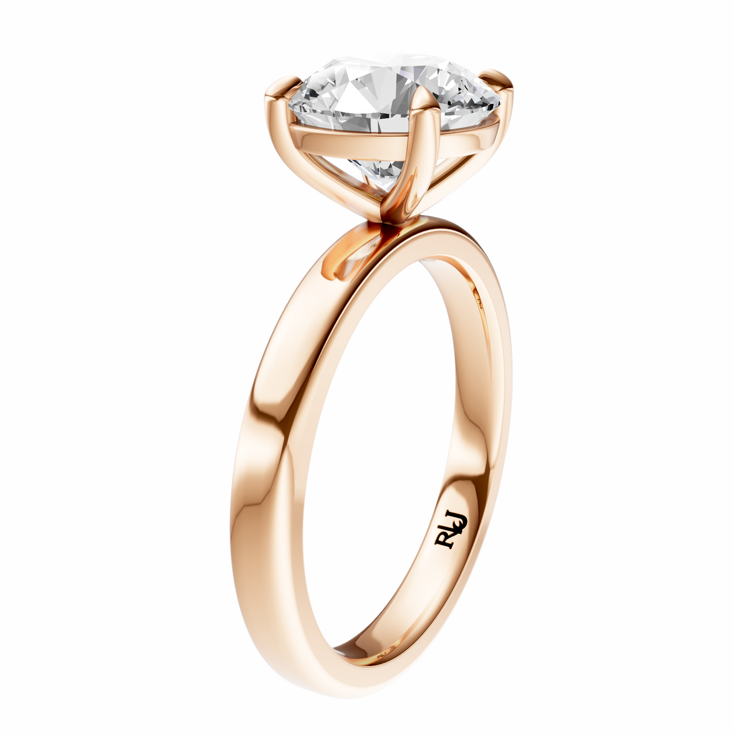 Round 2.7mm Elegant Solitaire Setting