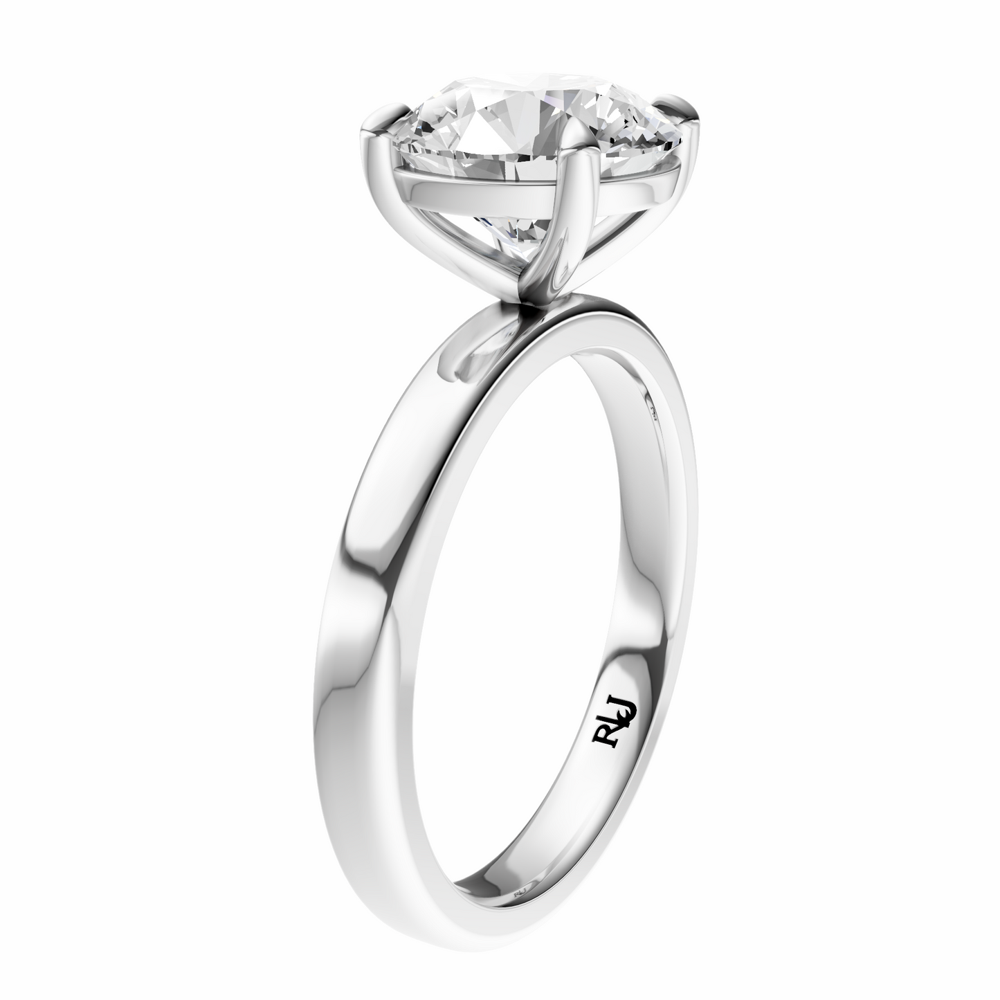 Round 2.7mm Elegant Solitaire Setting