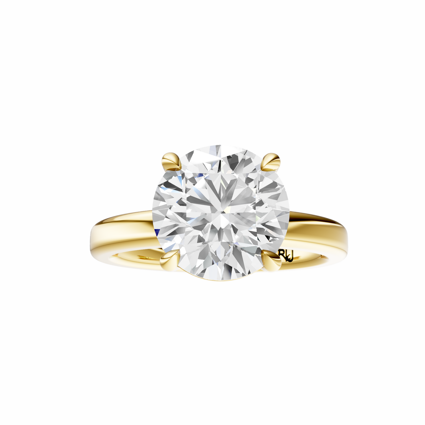 Round 2.7mm Elegant Solitaire Setting