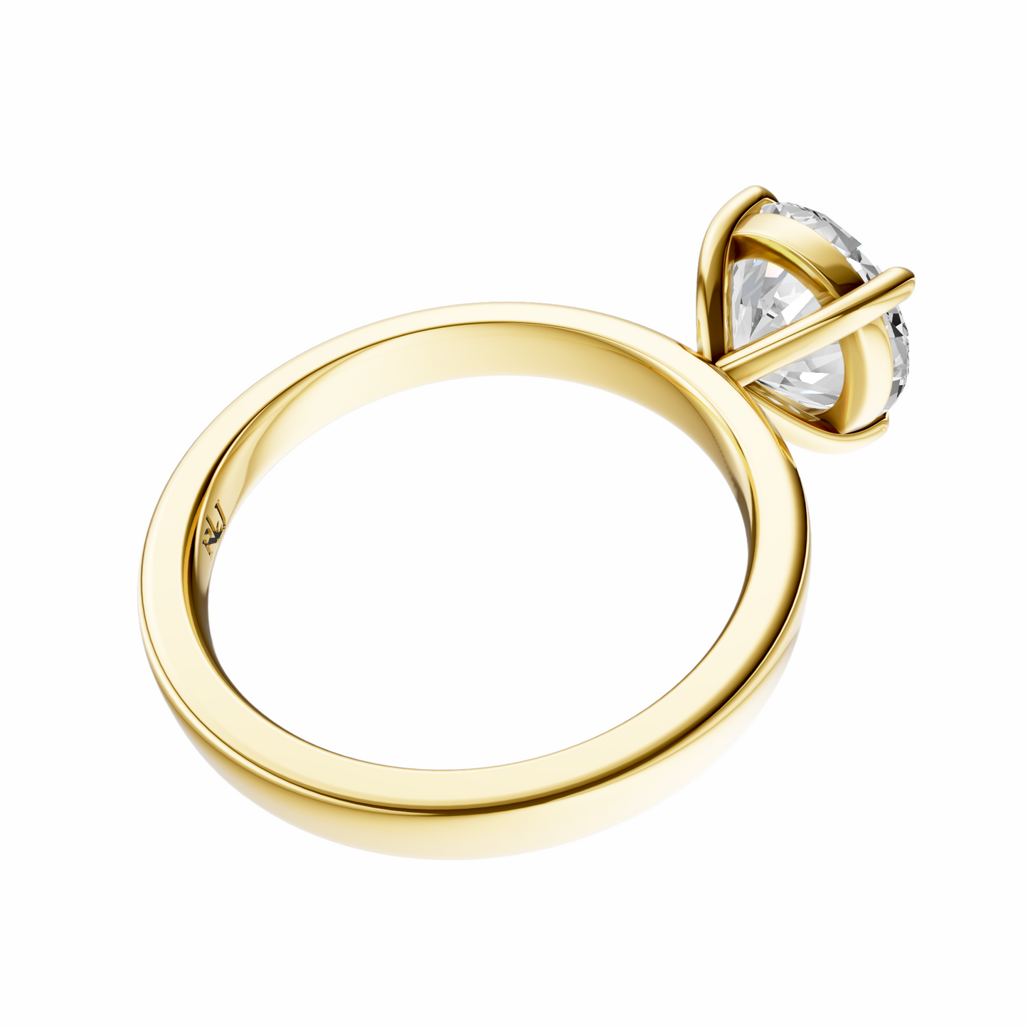 Round 2.7mm Elegant Solitaire Setting