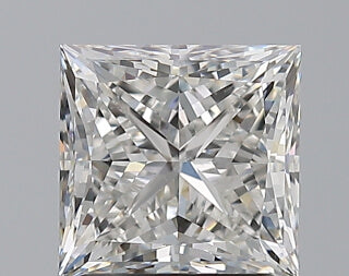 4.04 Carat E Color VVS2 Princess Diamond