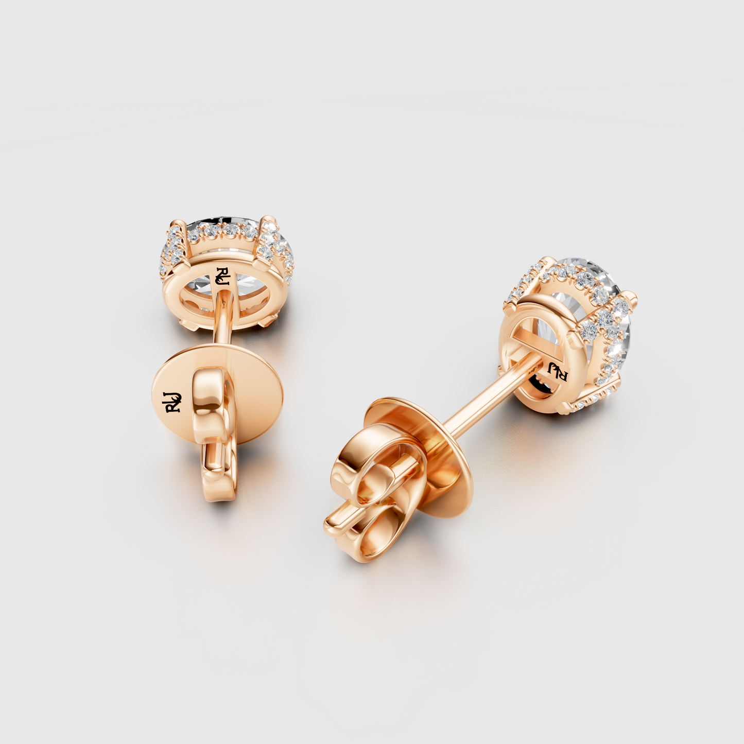 Oval Broadway Lab Diamond Earrings