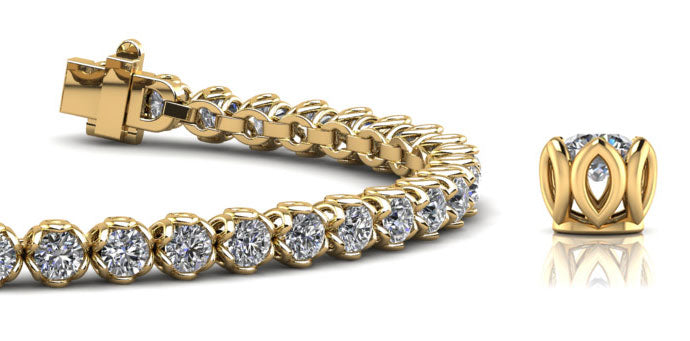 Essence Of Nature Diamond Tennis Bracelet
