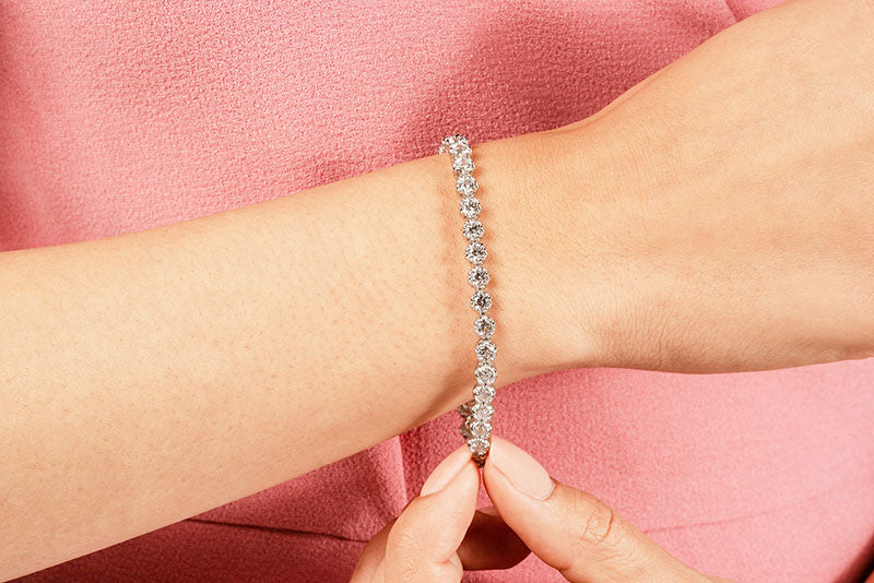 Essence Of Nature Diamond Tennis Bracelet