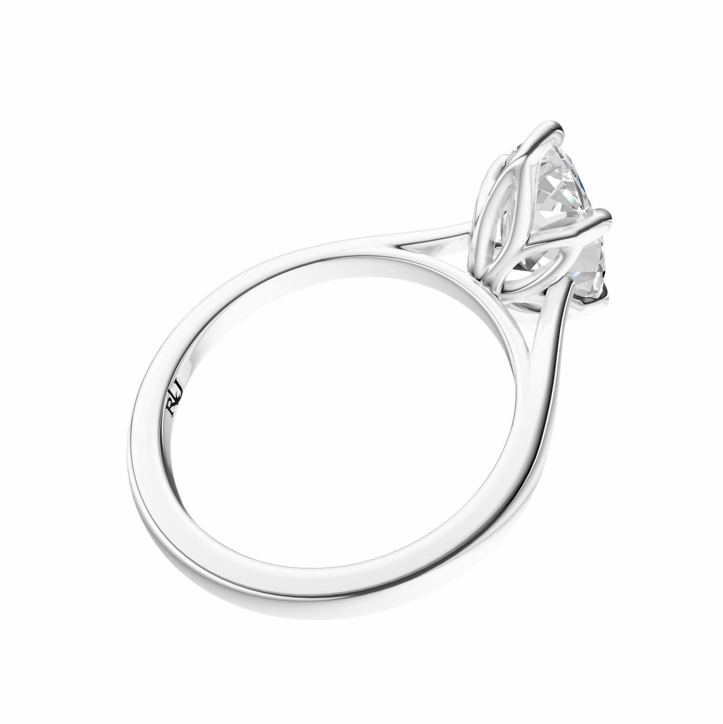 Marquise Solitaire Cathedral Tulip Setting