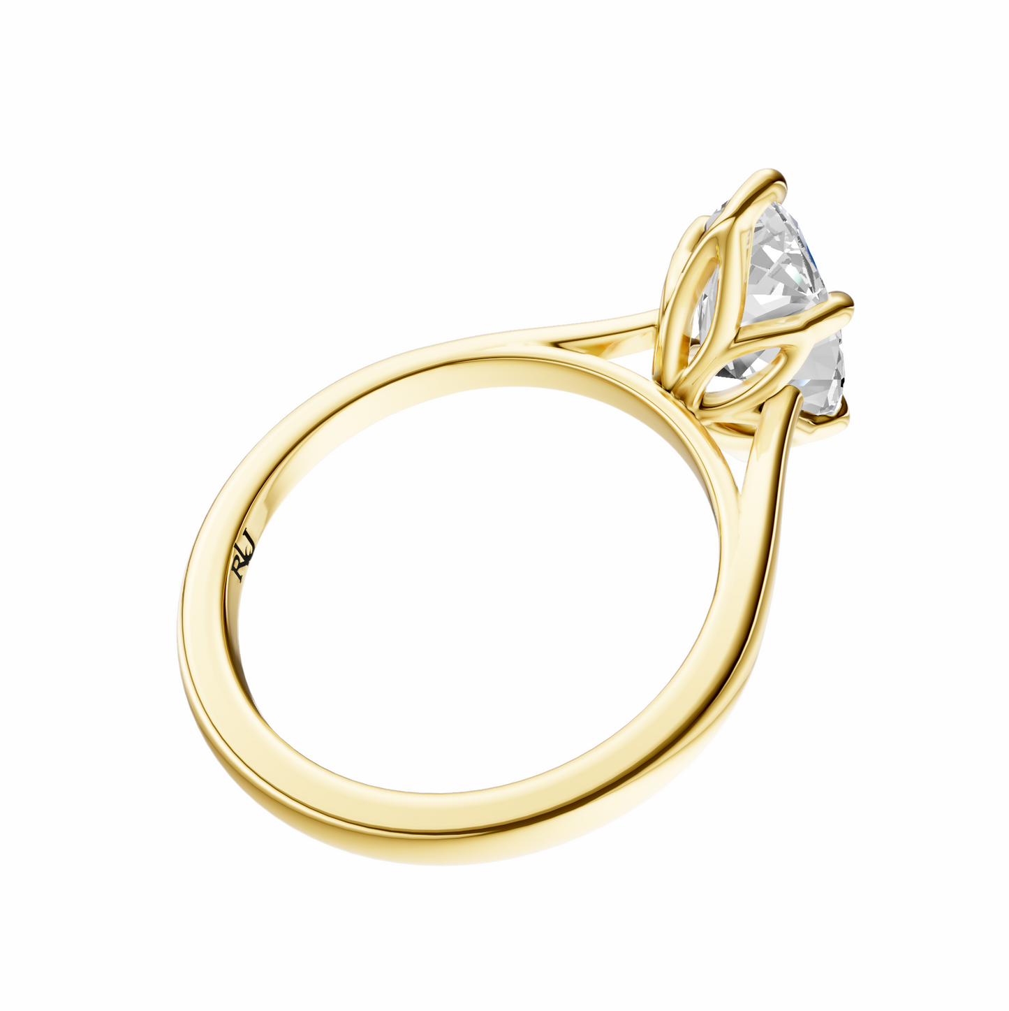 Marquise Solitaire Cathedral Tulip Setting