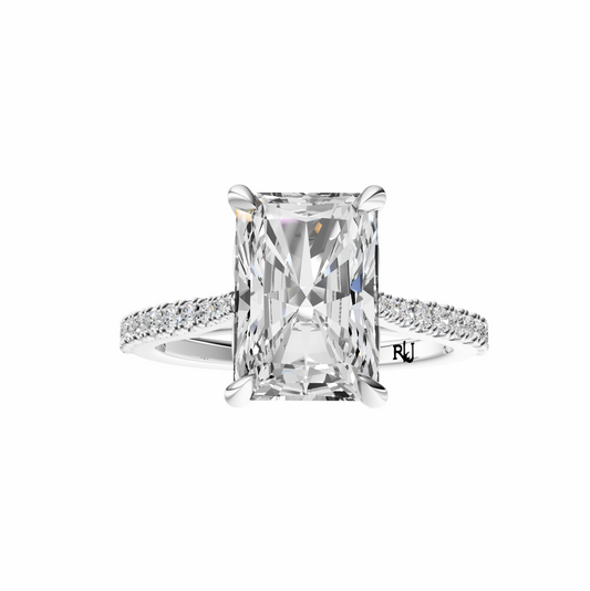 Radiant Traditional Tapered Cathedral Tulip Setting